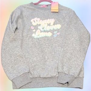 Stoney Clover Lane gray sweatshirt Brand new Target exclusive